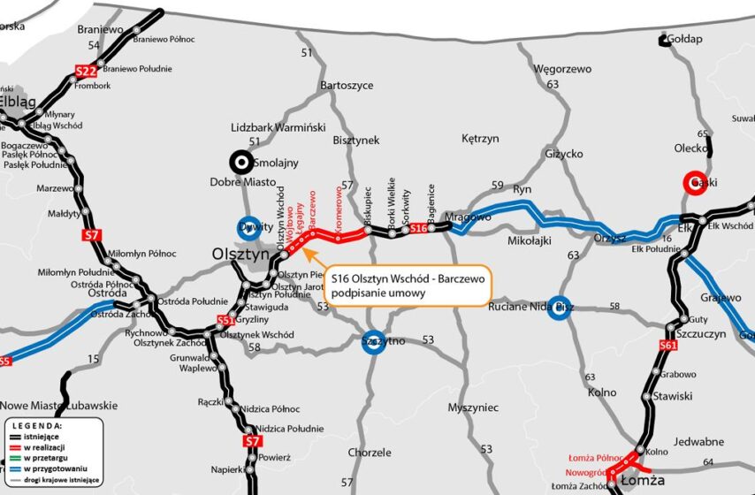 New expressway. The expansion of the S16 road on the Olsztyn-Barczewo section will begin soon