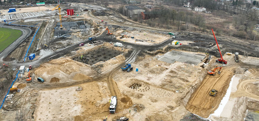A bird’s-eye view of a major investment in Kętrzyn — construction worth 850 million PLN