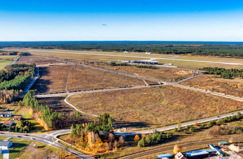 Przetarg na tereny inwestycyjne w pobliżu Portu Lotniczego Olsztyn-Mazury