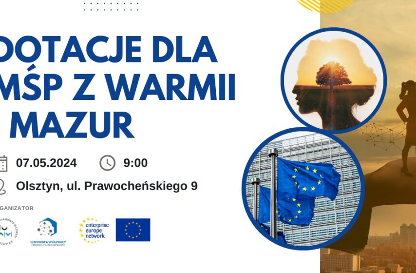 Dotacje dla MŚP z Warmii i Mazur