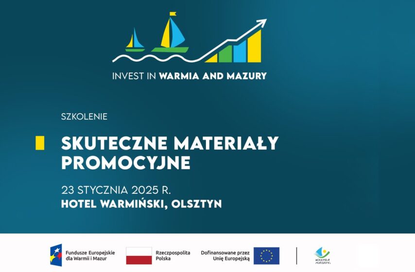 Zapisz się na kolejne szkolenie dla pracowników JST z cyklu „Invest in Warmia and Mazury”