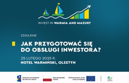 Ruszyły zapisy na kolejne szkolenie dla pracowników JST z cyklu „Invest in Warmia and Mazury”