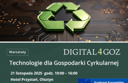 PARP4digital: Technologie dla Gospodarki Cyrkularnej – praktyczne warsztaty dla firm i innowatorów