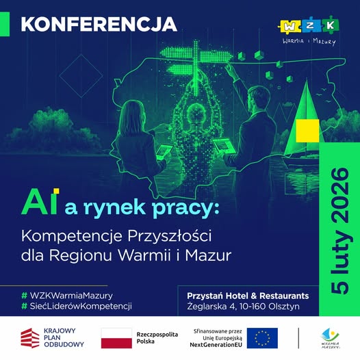 AI a rynek pracy. Kompetencje Przyszłości dla Regionu Warmii i Mazur