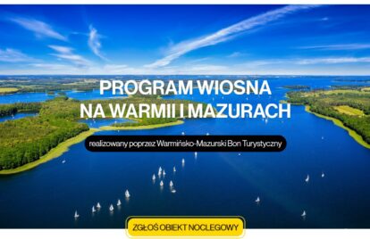 Bon turystyczny ponownie na Warmii i Mazurach!