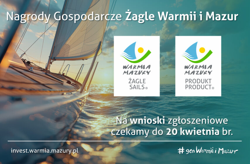 Ruszył nabór do VI edycji projektu „Nagrody Gospodarcze Żagle Warmii i Mazur”