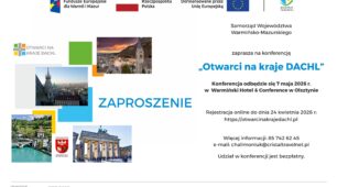 Konferencja networkingowa „Otwarci na kraje DACHL” już w maju w Olsztynie