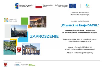 Konferencja networkingowa „Otwarci na kraje DACHL” już w maju w Olsztynie