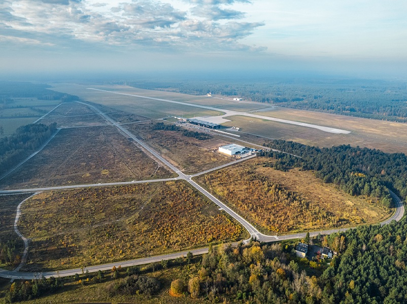 Przetarg na atrakcyjne działki inwestycyjne przy Porcie Lotniczym Olsztyn-Mazury
