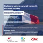 Francja jest bliżej, niż myślisz.. – przedsiębiorco przyjdź na bezpłatne spotkanie informacyjne i poznaj potencjał  jednego z największych rynków Europy